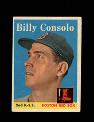 1958 BILLY CONSOLO TOPPS #148 RED SOX *1247