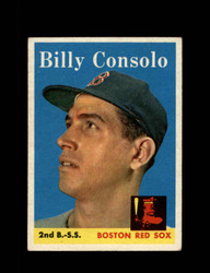 1958 BILLY CONSOLO TOPPS #148 RED SOX *2482