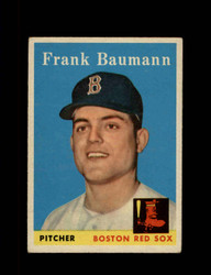 1958 FRANK BAUMANN TOPPS #167 RED SOX *2559