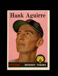 1958 HANK AGUIRRE TOPPS #337 TIGERS *2063