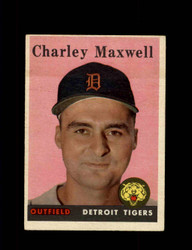 1958 CHARLEY MAXWELL TOPPS #380 TIGERS *2167