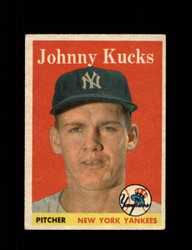 1958 JOHNNY KUCKS TOPPS #87 YANKEES *2654