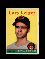 1958 GARY GEIGER TOPPS #462 INDIANS *2260