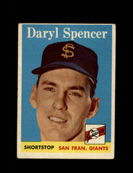 1958 DARYL SPENCER TOPPS #68 GIANTS *2478