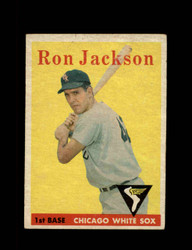 1958 RON JACKSON TOPPS #26 WHITE SOX *2918