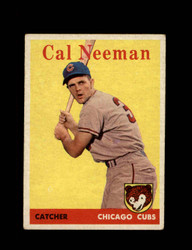 1958 CAL NEEMAN TOPPS #33 CUBS *2262