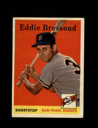 1958 EDDIE BRESSOUD TOPPS #263 GIANTS *2691