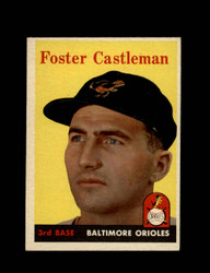 1958 FOSTER CASTLEMAN TOPPS #416 ORIOLES *2867