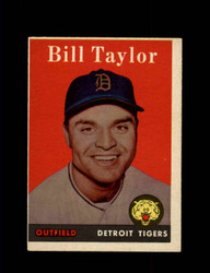 1958 BILL TAYLOR TOPPS #389 TIGERS *6019