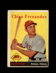 1958 CHICO FERNANDEZ TOPPS #348 PHILLIES *6459