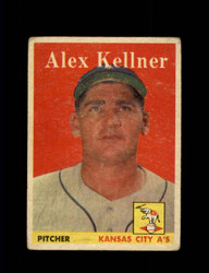 1958 ALEX KELLNER TOPPS #3 A'S *6832