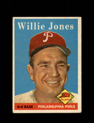 1958 WILLIE JONES TOPPS #181 PHILLIES *6501