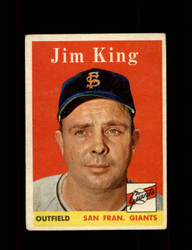 1958 JIM KING TOPPS #332 GIANTS *3229