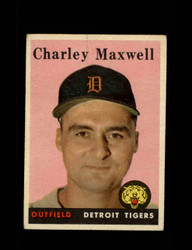 1958 CHARLEY MAXWELL TOPPS #380 TIGERS *3503