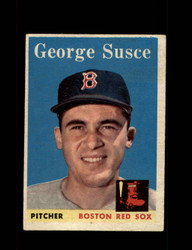 1958 GEORGE SUSCE TOPPS #189 RED SOX *3596