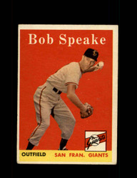 1958 BOB SPEAKE TOPPS #437 GIANTS *3760
