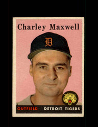 1958 CHARLEY MAXWELL TOPPS #380 TIGERS *3163