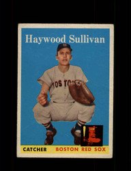 1958 HAYWOOD SULLIVAN TOPPS #197 RED SOX *3846