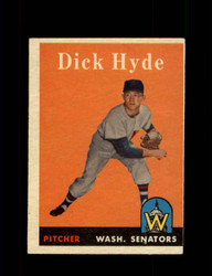 1958 DICK HYDE TOPPS #156 SENATORS *3374