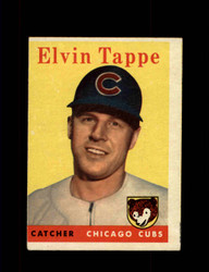 1958 ELVIN TAPPE TOPPS #184 CUBS *3512
