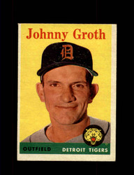 1958 JOHNNY GROTH TOPPS #262 TIGERS *3324
