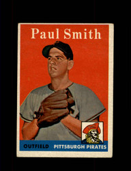 1958 PAUL SMITH TOPPS #269 PIRATES *3910