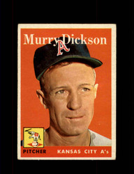 1958 MURRY DICKSON TOPPS #349 A'S *3995