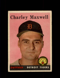 1958 CHARLEY MAXWELL TOPPS #380 TIGERS *3828