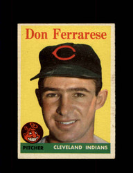 1958 DON FERRARESE TOPPS #469 INDIANS *3761