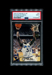 1994 SHAQUILLE O'NEAL TOPPS STADIUM CLUB #32 1ST DAY ISSUE MAGIC PSA 9