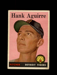 1958 HANK AGUIRRE TOPPS #337 TIGERS *G4504