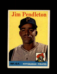 1958 JIM PENDLETON TOPPS #104 PIRATES *G6007