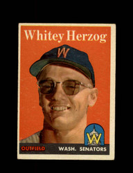 1958 WHITEY HERZOG TOPPS #438 SENATORS *G6560