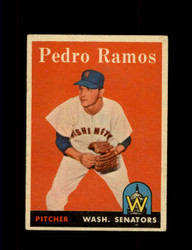 1958 PEDRO RAMOS TOPPS #331 SENATORS *G6606