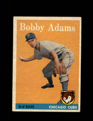 1958 BOBBY ADAMS TOPPS #99 CUBS *G6559