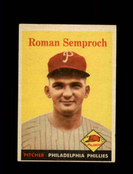 1958 ROMAN SEMPROCH TOPPS #474 PHILLIES *G6512