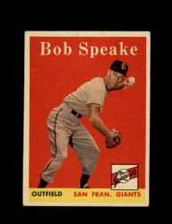 1958 BOB SPEAKE TOPPS #437 GIANTS *G8721