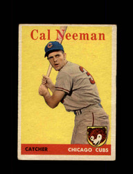 1958 CAL NEEMAN TOPPS #33 CUBS *G8814
