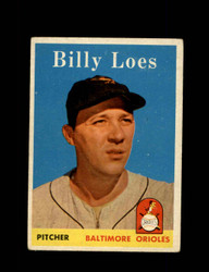 1958 BILLY LOES TOPPS #359 ORIOLES *G8043
