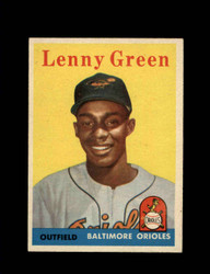 1958 LENNY GREEN TOPPS #471 ORIOLES *G8109