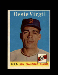 1958 OSSIE VIRGIL TOPPS #107 GIANTS *G2683
