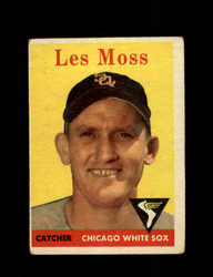 1958 LES MOSS TOPPS #153 WHITE SOX *G2626