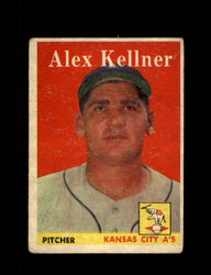 1958 ALEX KELLNER TOPPS #3 A'S *G2634