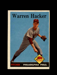 1958 WARREN HACKER TOPPS #251 PHILLIES *G3717
