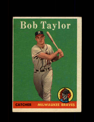 1958 BOB TAYLOR TOPPS #164 BRAVES *G3657