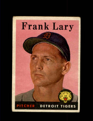 1958 FRANK LARY TOPPS #245 TIGERS *G3835
