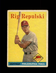 1958 RIP REPULSKI TOPPS #14 PHILLIES *G3760