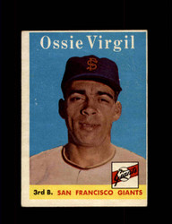 1958 OSSIE VIRGIL TOPPS #107 GIANTS *G3813