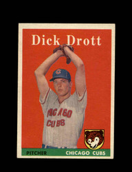 1958 DICK DORTT TOPPS #80 CUBS *R4970