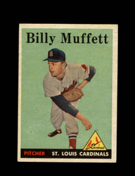 1958 BILLY MUFFETT TOPPS #143 CARDINALS *R3641